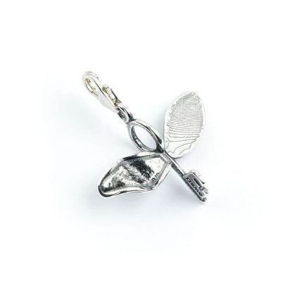 Flying Key Sterling Silver Clip-on Charm | Harry Potter stuff