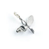 Flying Key Sterling Silver Clip-on Charm
