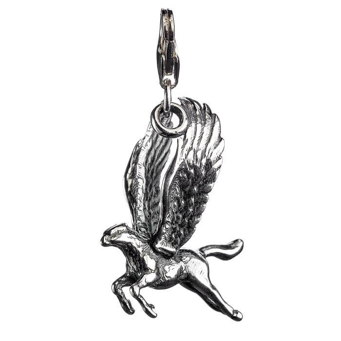 Sterling Silver Buckbeak Clip on Charm- Fandom Shop