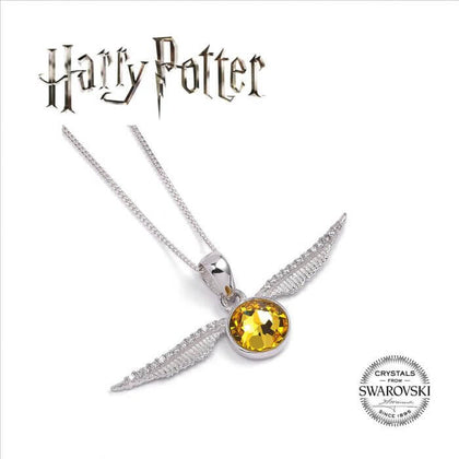 Golden Snitch Embellished with Swarovski® Crystals Necklace | Harry Potter jewellery