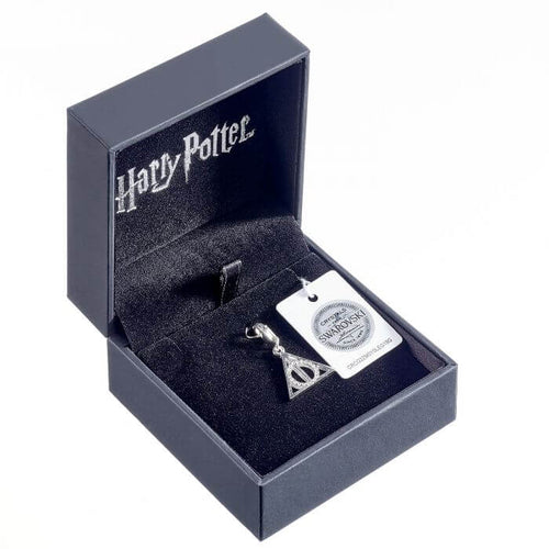 Harry Potter Deathly Hallows Clip on Charm Embellished with Swarovski® Crystals