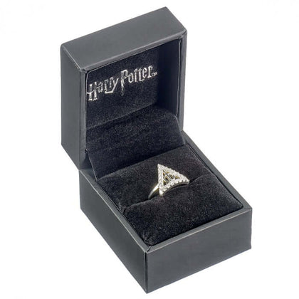 Harry Potter Sterling Silver Deathly Hallow Ring-L