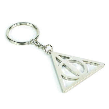 Deathly Hallows Silver Plated Keyring