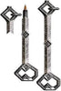 Thorin Key Pen And Lenticular Bookmark-Hobbit