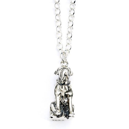 Fang The Dog St Silver Necklace