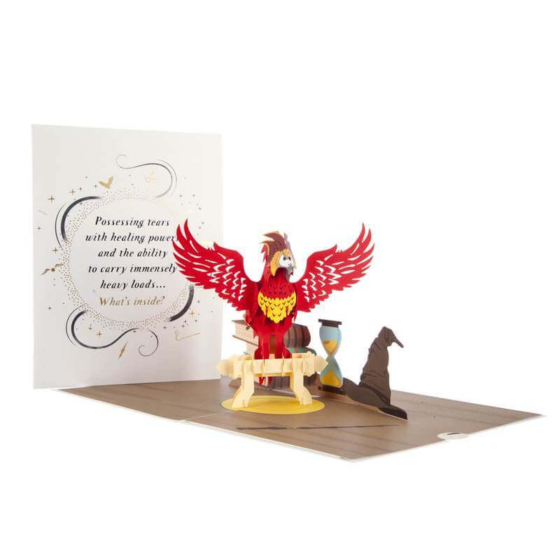 Harry Potter Fawkes Pop Up Card- Harry Potter Shop