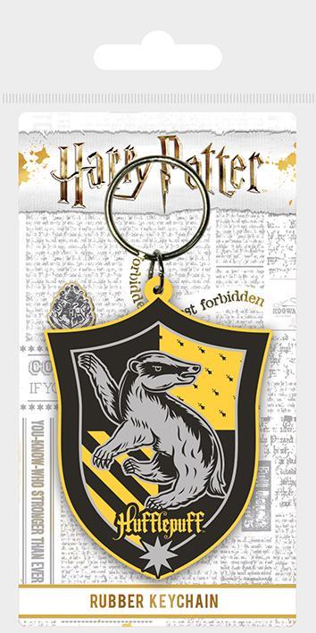 Hufflepuff Crest Rubber Keyring