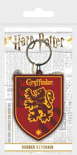 Harry Potter Gryffindor Crest Rubber Keyring