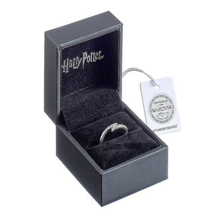 Lightning Bolt Embellished with Swarovski® Crystals Ring L - Harry Potter Jewelry