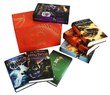 Harry Potter Box Set Complete Collection Red - Harry Potter merchandise