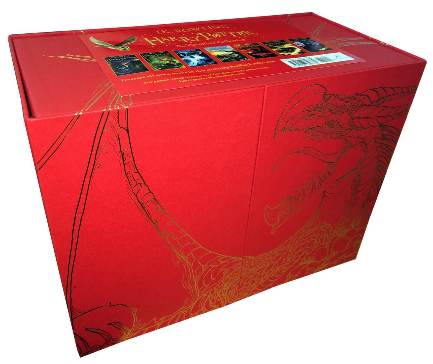 Harry Potter Box Set Complete Collection Red - Harry Potter shop