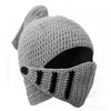 Knitted Knight Hat- Child/Grey