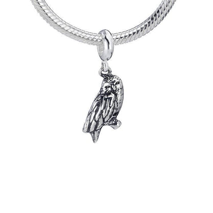 Harry Potter Hedwig Owl Sterling Silver Slider Charm | Harry Potter jewellery