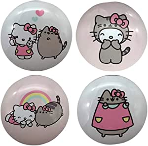 Hello kitty & Pusheen cat contact mirror