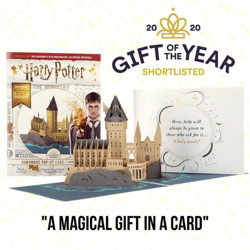 Harry Potter Hogwarts Christmas Pop Up Card