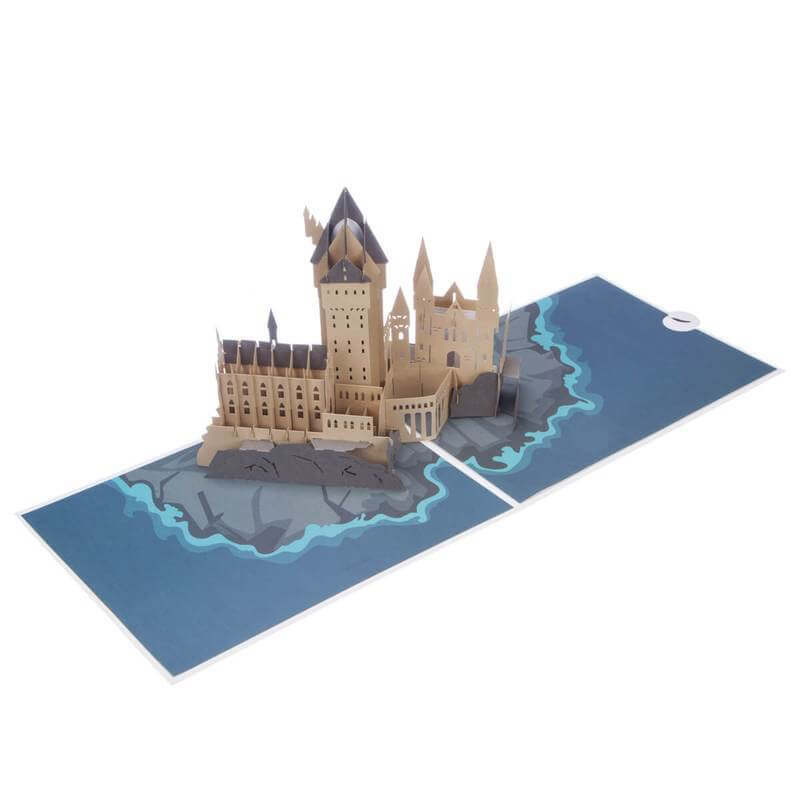 Harry Potter Hogwarts Pop Up Card- Harry Potter wands