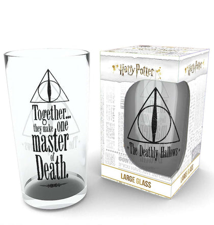 Harry Potter Master of Death Large Glass