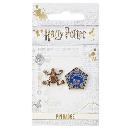 Official Chocolate Frog Pin Badge at the best quality and price at House Of Spells- Fandom Collectable Shop. Get Your Chocolate Frog Pin Badge now with 15% discount using code FANDOM at Checkout. www.houseofspells.co.uk.