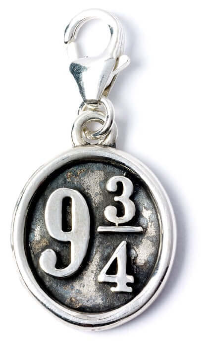 Harry Potter Sterling Silver Platform 9 3/4 Clip on Charm