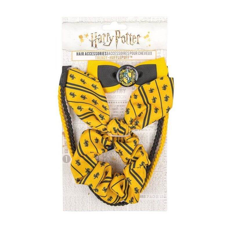 Bunny Ear Clip Hair Accessory - Hufflepuff