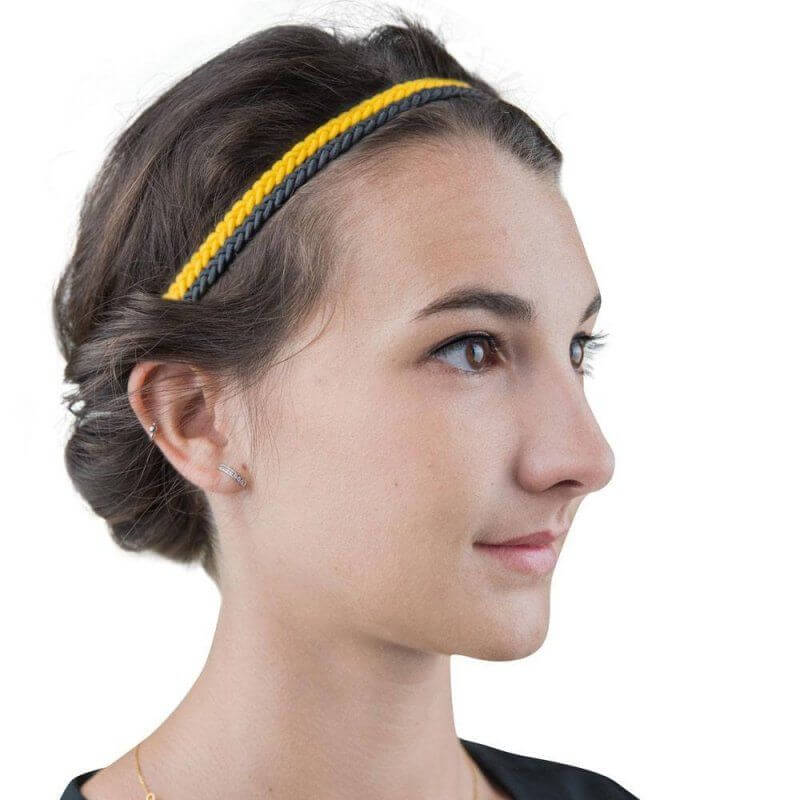 Bunny Ear Clip Hair Accessory - Hufflepuff