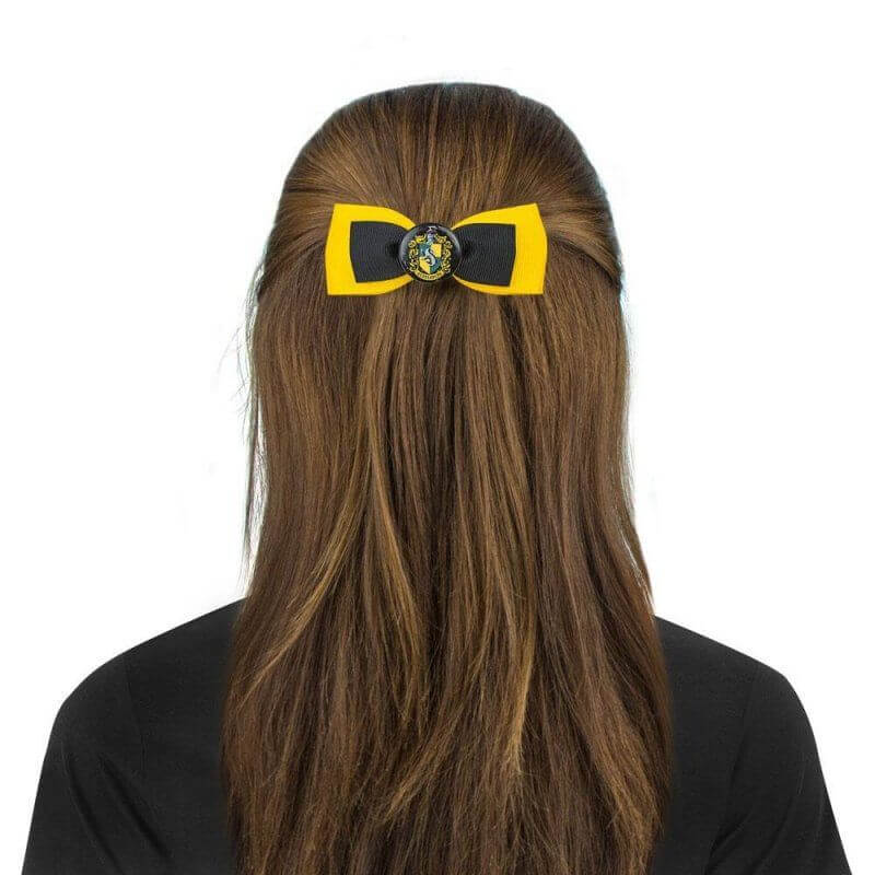 Bunny Ear Clip Hair Accessory - Hufflepuff