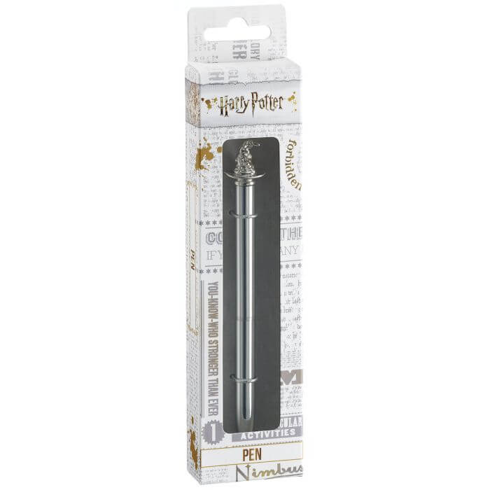 The Noble Collection Harry Potter - Porte-stylo Chapeau De Répartition 19cm En Porcelaine Froide - Accessoire Bureau Officiel