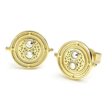 Time Turner Gold Plated Stud Earring with Swarovski Crystal Elements- Harry Potter things