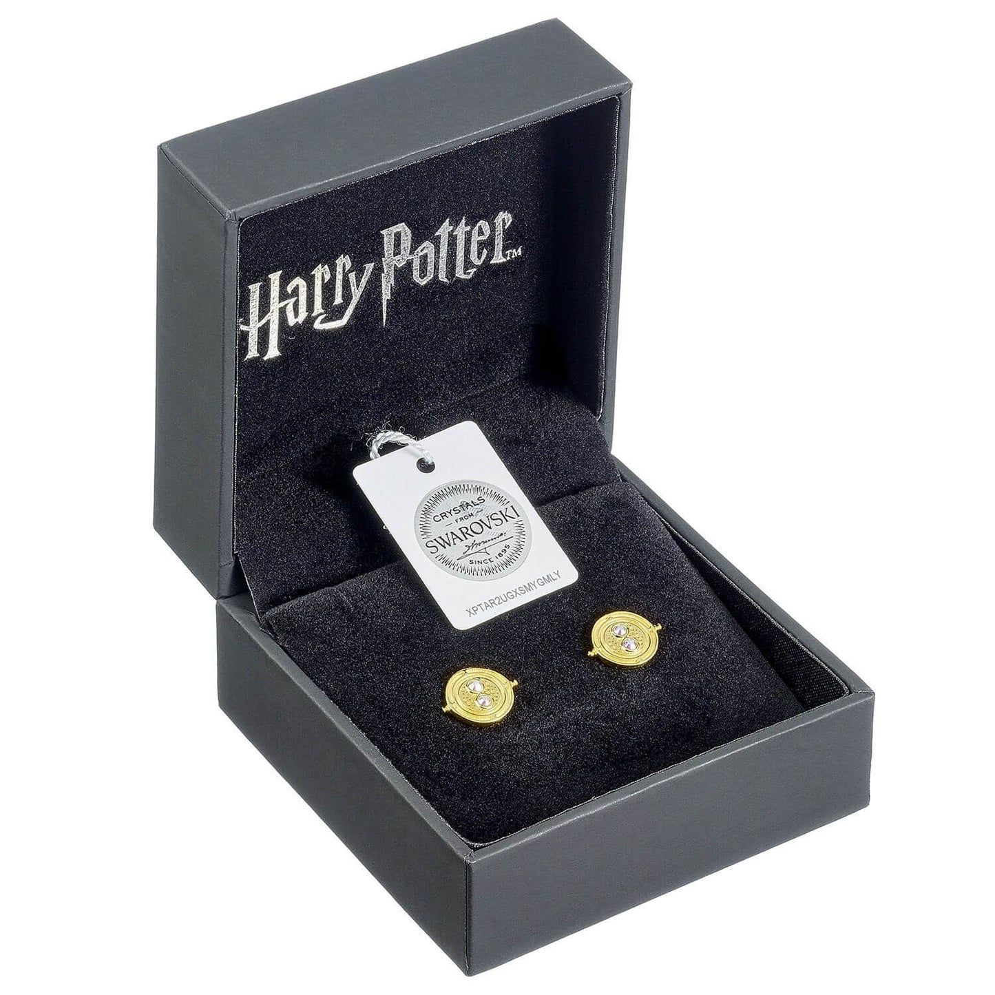 Time Turner Gold Plated Stud Earring with Swarovski Crystal Elements- Harry Potter stuff