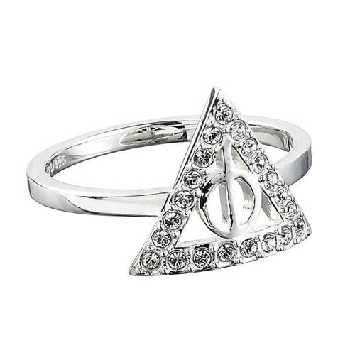 Deathly Hallows Embellished with Swarovski® Crystals Ring M
