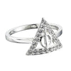 Deathly Hallows Embellished with Swarovski® Crystals Ring L