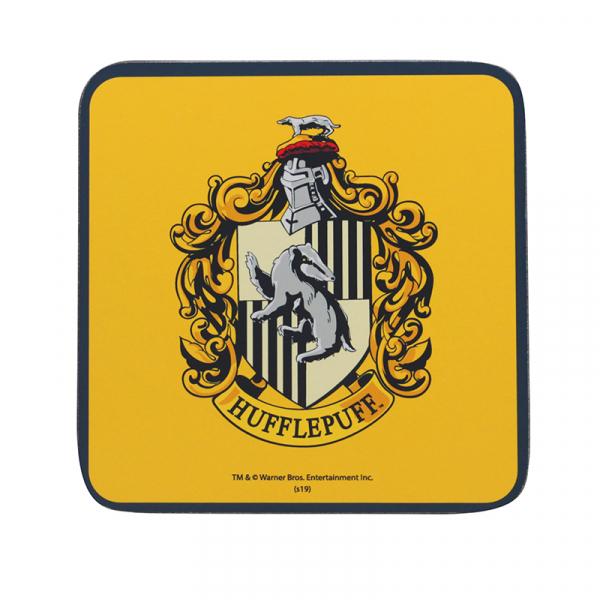 HARRY POTTER HUFFLEPUFF HOUSE CREST TABLE DRINKS CORK COASTER MAT