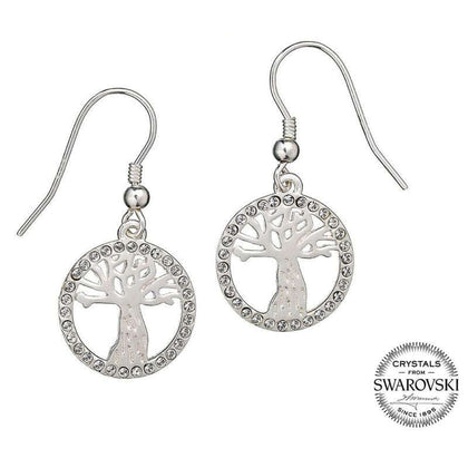 Whomping Willow Embellished with Swarovski® Crystals Earring | Harry Potter shop