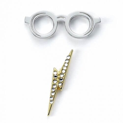 Harry Potter - Glasses & Lightning Bolt Pin Badges