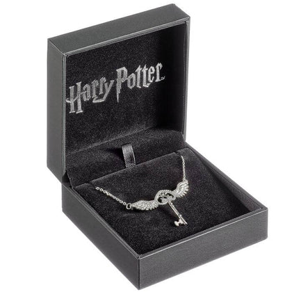 Flying Key Embellished with Swarovski® Crystals Necklace-Harry Potter merchandise UK