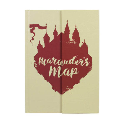 Harry Potter Marauders Map A5 Notebook - Harry Potter book set