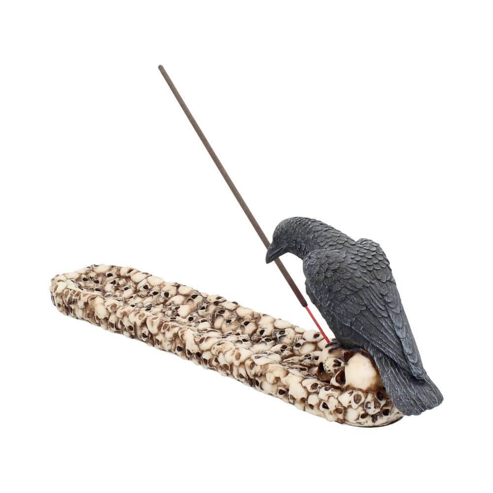 Raven Skull Incense Holder | Viking shop york