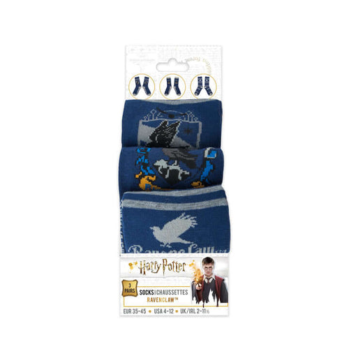 Harry Potter - Ravenclaw Socks Set Of 3