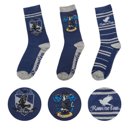 Harry Potter - Ravenclaw Socks Set Of 3