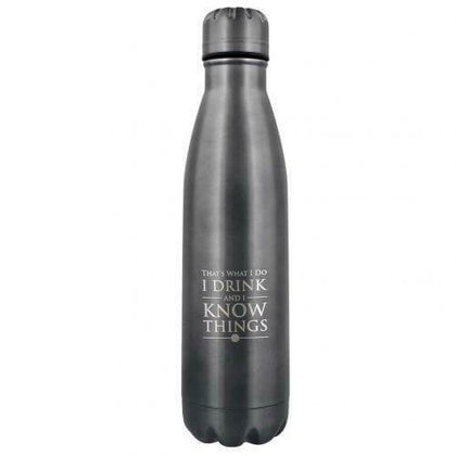 Game of Thrones I Know Things Metal Bottle