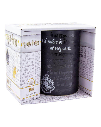 Official I Would Rather Be At Hogwarts Mug at the best quality and price at House Of Spells- Fandom Collectable Shop. Get Your I Would Rather Be At Hogwarts Mug now with 15% discount using code FANDOM at Checkout. www.houseofspells.co.uk.