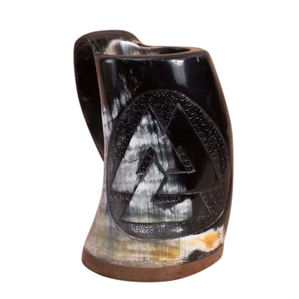 HORN MUG -  VALKNUT