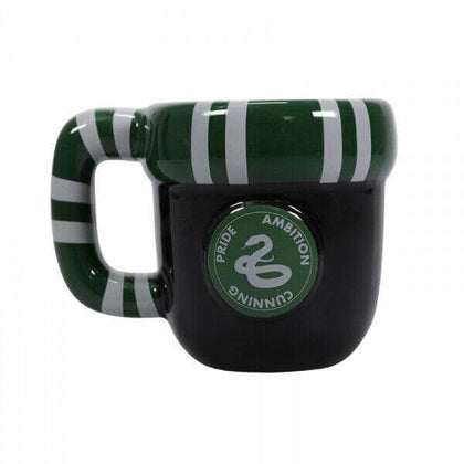 Official Slytherin Shaped Mug at the best quality and price at House Of Spells- Fandom Collectable Shop. Get Your Slytherin Shaped Mug now with 15% discount using code FANDOM at Checkout. www.houseofspells.co.uk.