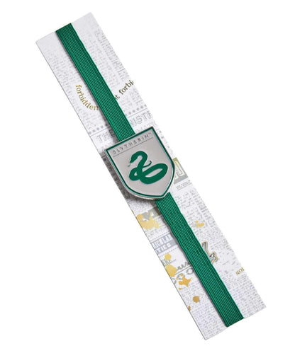 SLYTHERIN ELASTIC BAND BOOKMARK