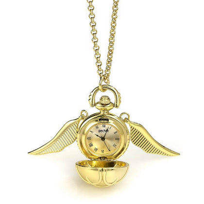 Golden Snitch Watch Necklace- Harry potter things