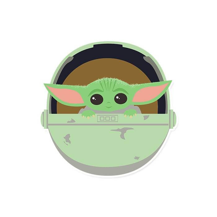 The Mandalorian Child Sticker 