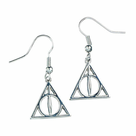 Deathly Hallows Earrings Sterling