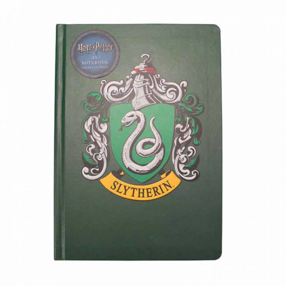 Harry Potter Notebook A5 Slytherin - Harry Potter merchandise