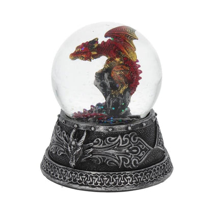 Enchanted Ruby Snow Globe 10cm | Viking gifts