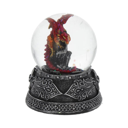Enchanted Ruby Snow Globe 10cm | Viking souvenirs